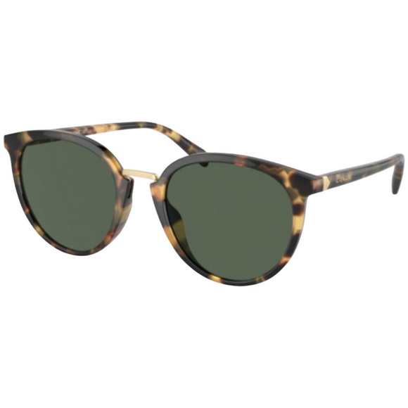Coach HC8399U 5171/71 Sunglasses – Tokyo Tortoise Frame Green Solid Lens - Picture 1 of 3